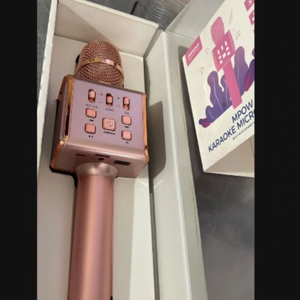 Rose Gold Karaoke Microphone